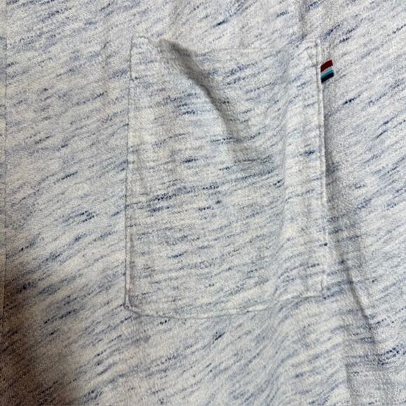 Sol Angeles Mens Pants XXL Lt Weight Jersey Joggers Marled Cream/Navy - Picture 6 of 16